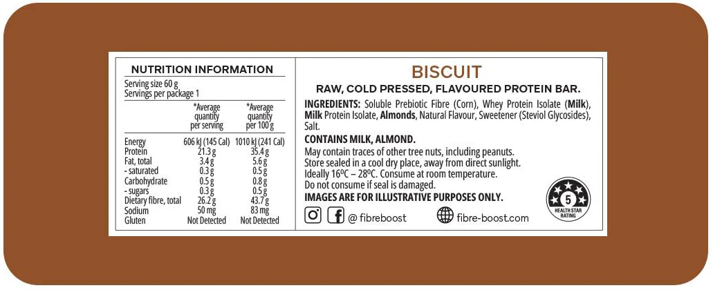 Cold Pressed Protein Bar by Fibre Boost - Image 132