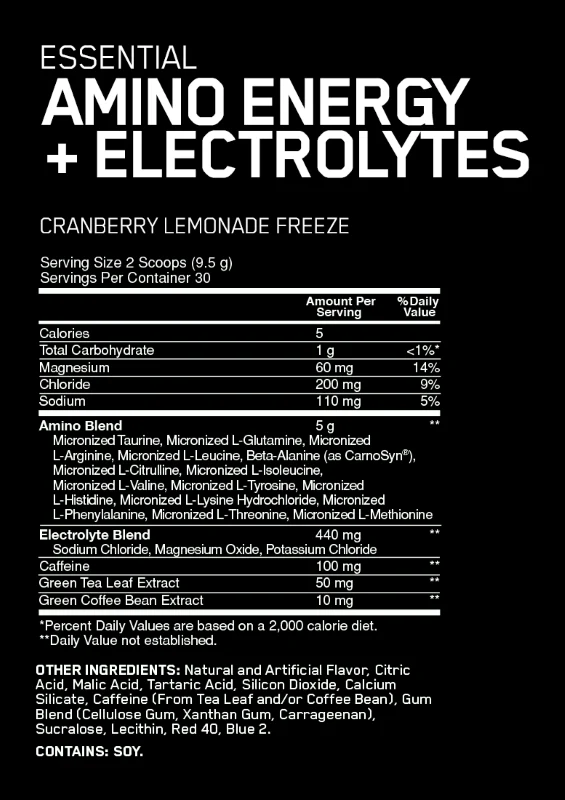 Amino Energy + Electrolytes by Optimum Nutrition - Image 5